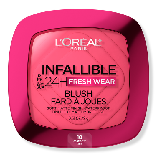 L'oreal Infallible 24H Fresh Wear Soft Matte Blush 10 Confident Pink
